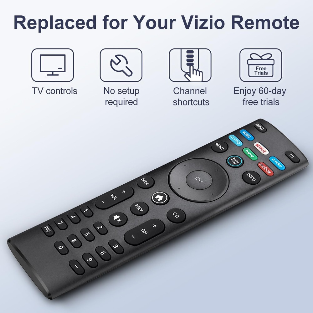 for VIZIO Smart TV Remote Replacement, Universal Remote-2PS