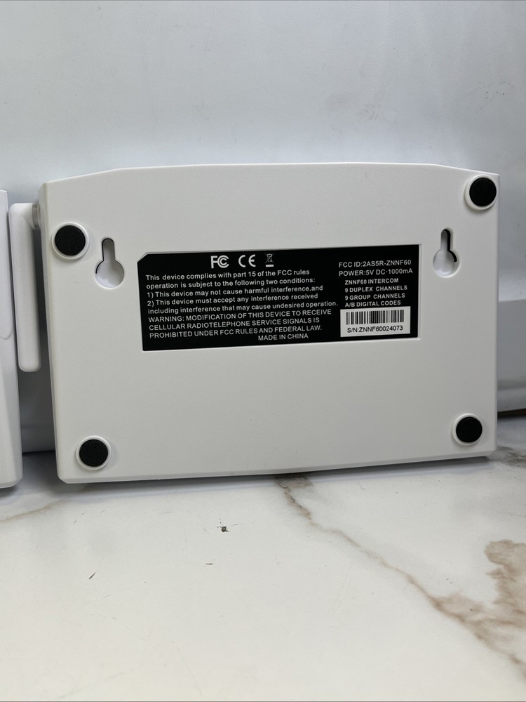 2x Wireless Intercoms – Long Range, Full Duplex Home/Business by SANZUCO