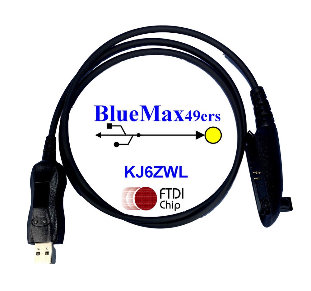 Motorola PRO7550 FTDI RKN4075 Radio Programming Cable