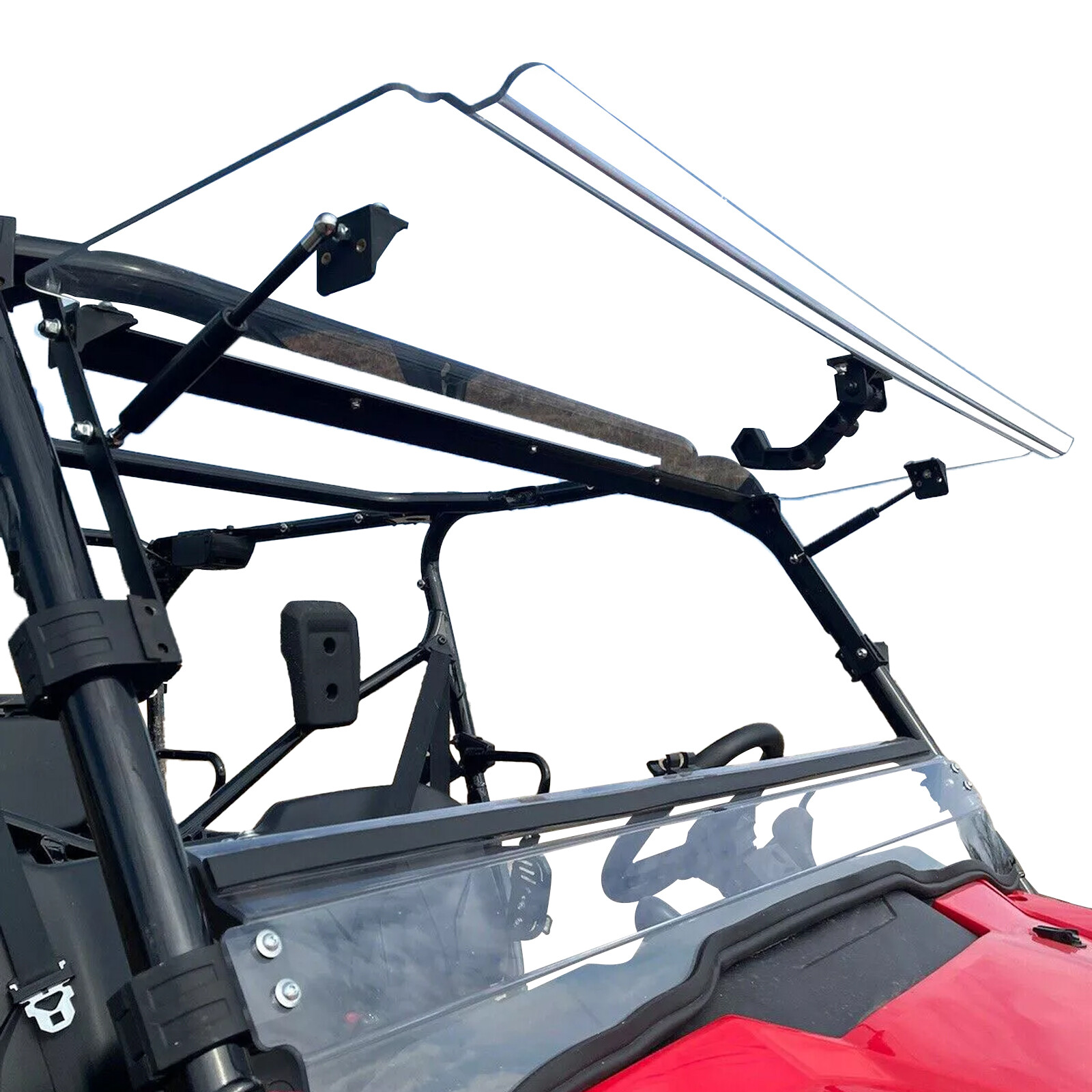 For Honda Pioneer 1000 /1000-5 UTV Flip Windshield 2016-2025 w/Gas Spring