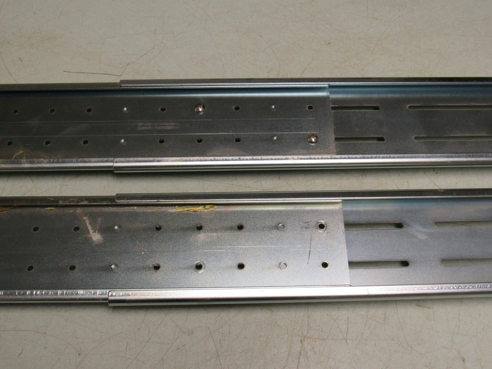 Sever Adjustable Rails Computer Server Rails Adjust to17 7/8 To 31 1/2 FREE SHIP