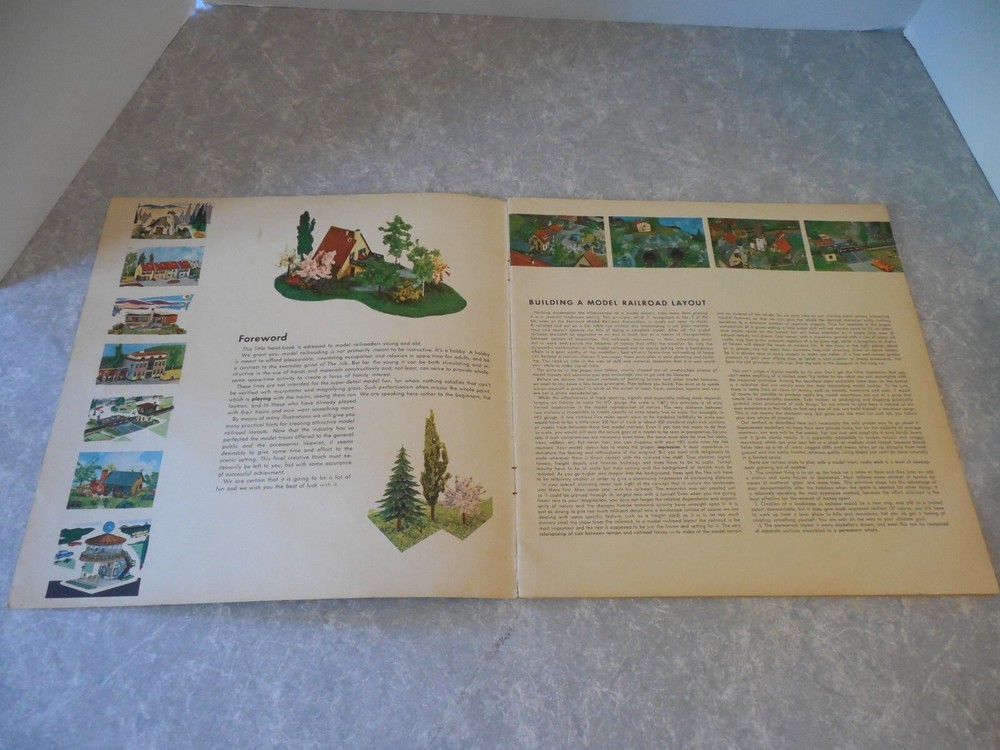 Vintage FALLER SCENIC MODELLING MADE EASY BOOK, GERMANY, #841/E!