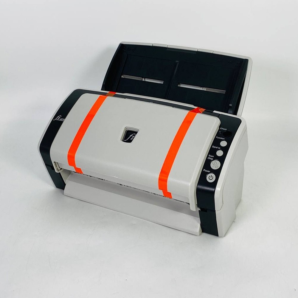 Fujitsu Fi-6130 Document Scanner w/Adapter/USB/Setup Drivers ZERO ROLLERS COUNT!