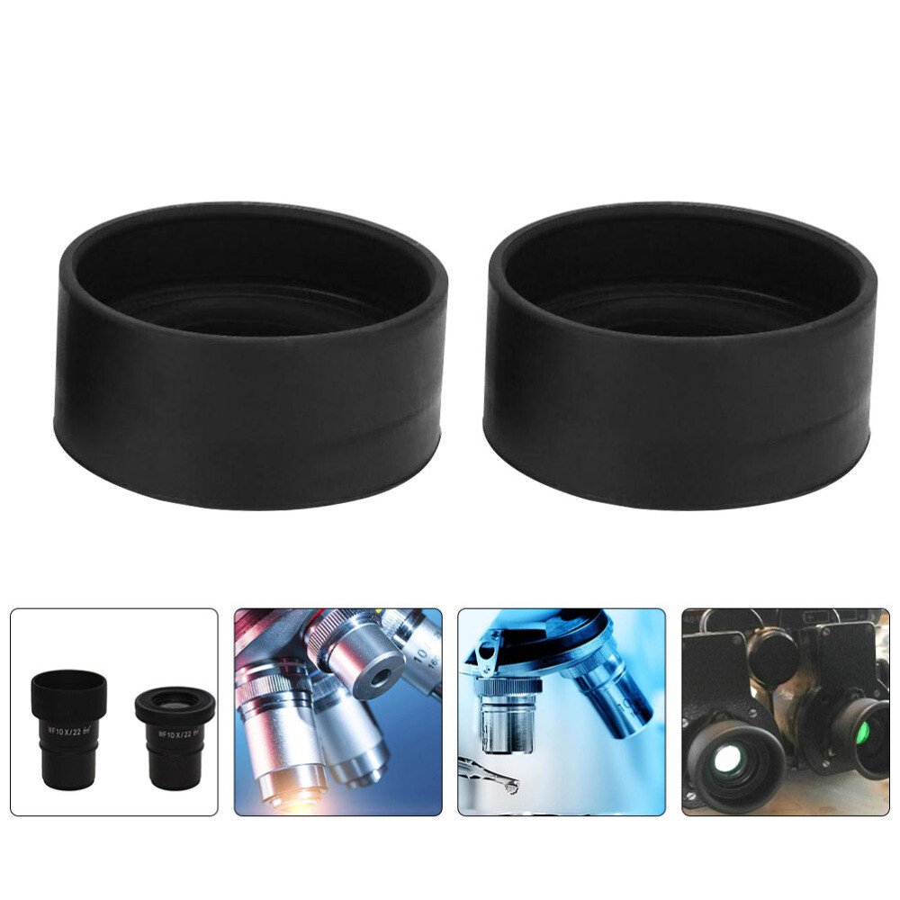 2Pcs Microscope Eye Guards Microscope Eyecups Microscope Eyecups Rubber Eye Cups