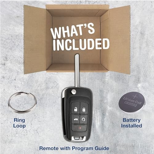 Key Fob Replacement for 2010 2011 2012 2013 2014 2015 2016 2017 2018 1-Pack