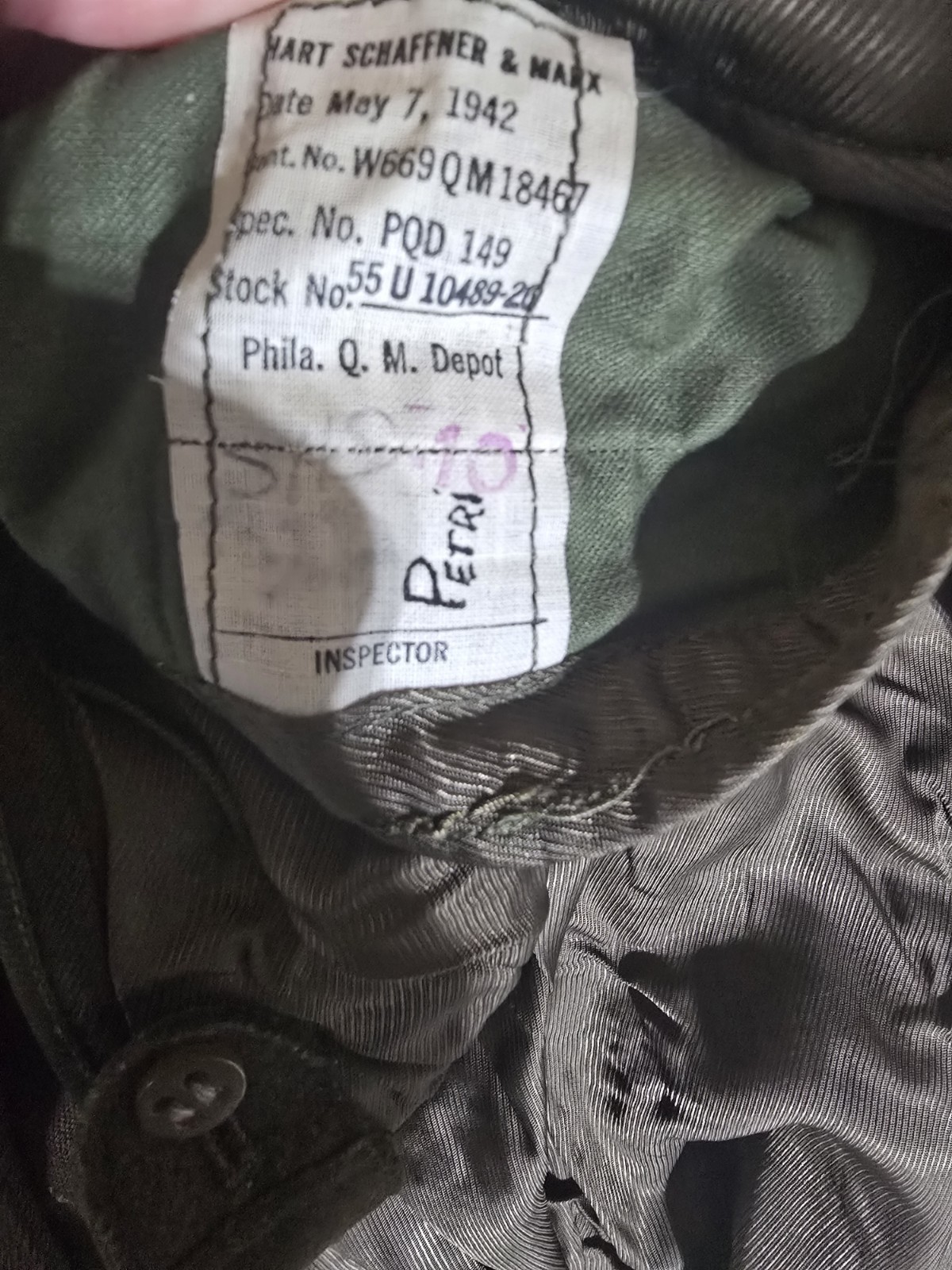 Vintage U.S. Army Pilot Uniform Right Wing Aviator. Original, Historical!