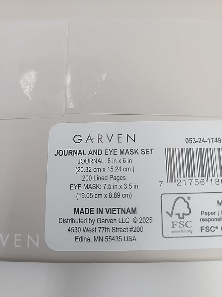 Garven Sleep Mast Journal