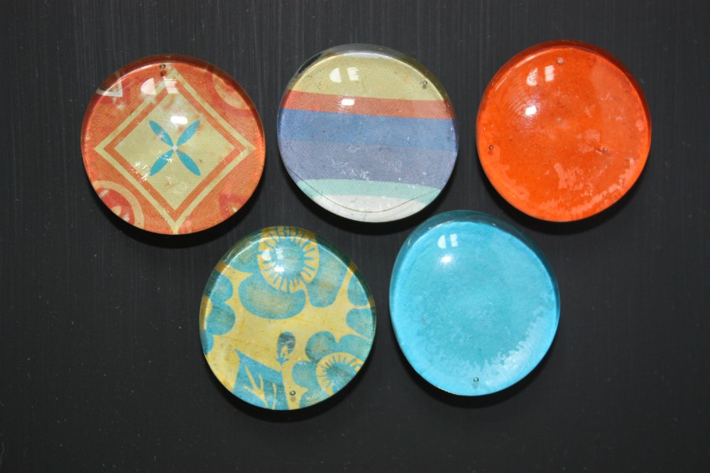 Repurposed Message Center Chalkboard Includes Magnets & Magnetic Notepad