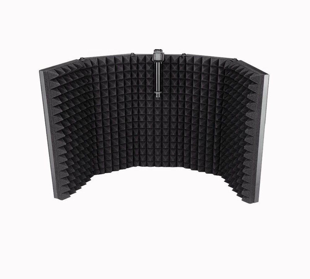 5 Panel Professional Studio Recording Microphone Isolation Shield