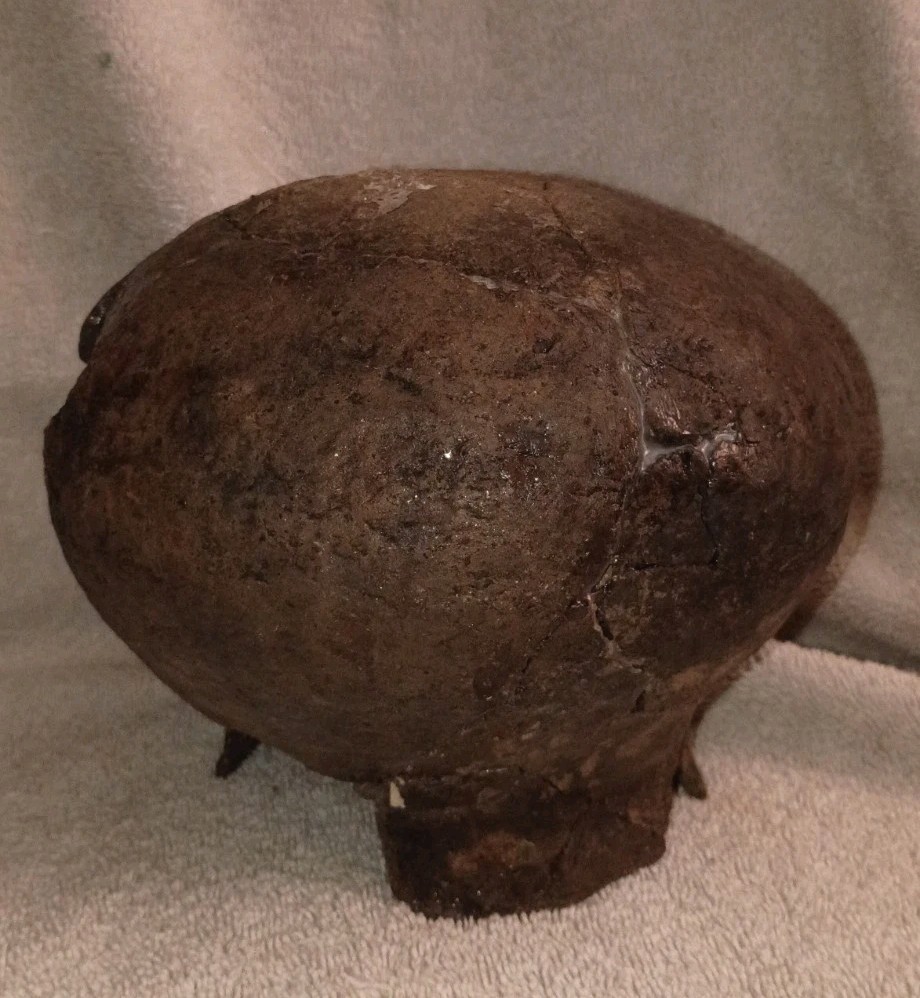 Great Antique Ancestral Pueblo Corrugated Jar Pottery Bowl