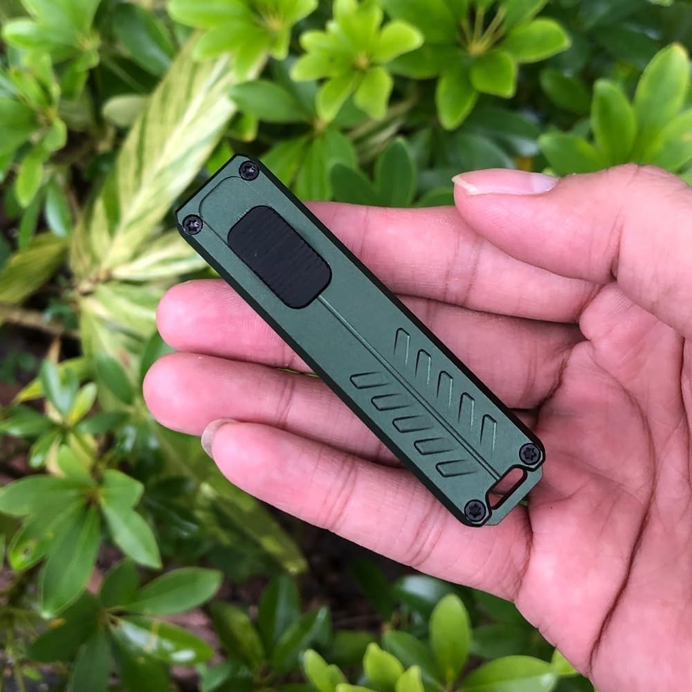 Automatic Utility Knife, Safety Auto Box Cutter Retractable, EDC Push Button