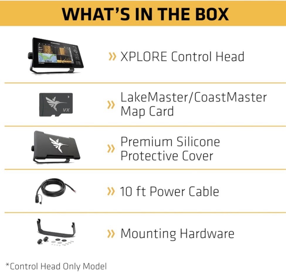 HUMMINBIRD XPLORE 9 CHO Head Unit Only 412000-1CHO