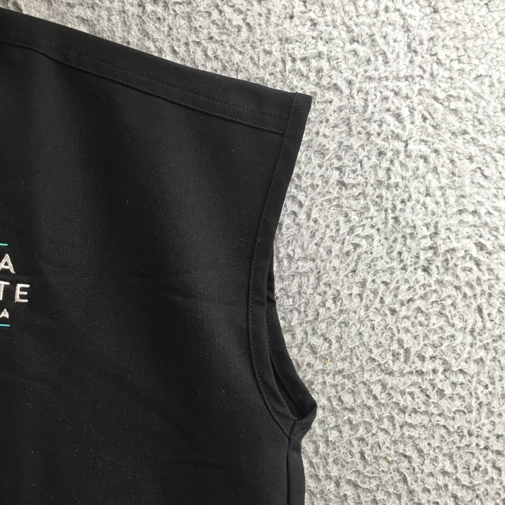 Figs Technical Collection Vest Mens Small Black Sleeveless Pockets Pullover