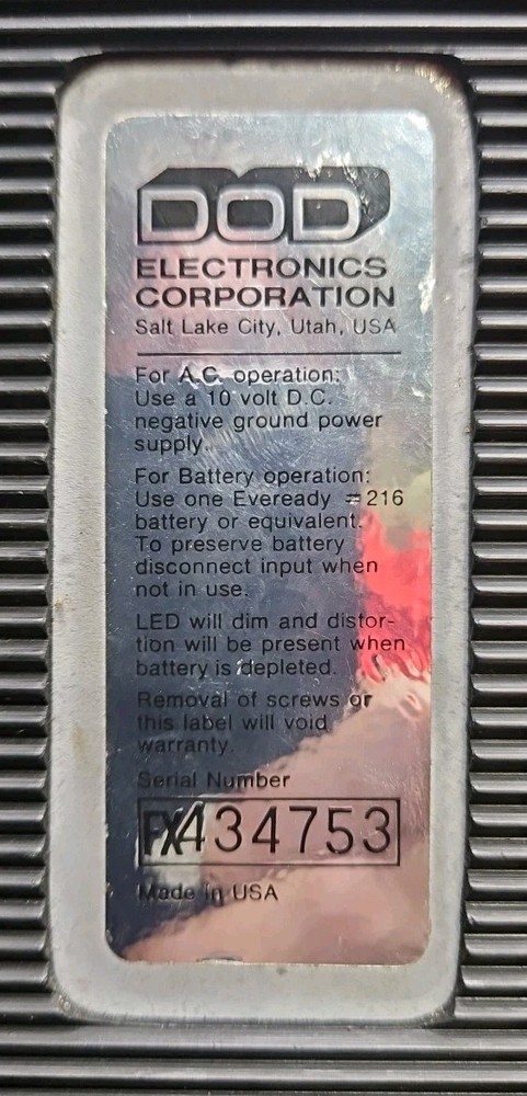 DigiTech PDS 1002 Two Second Digital Delay Effect Pedal