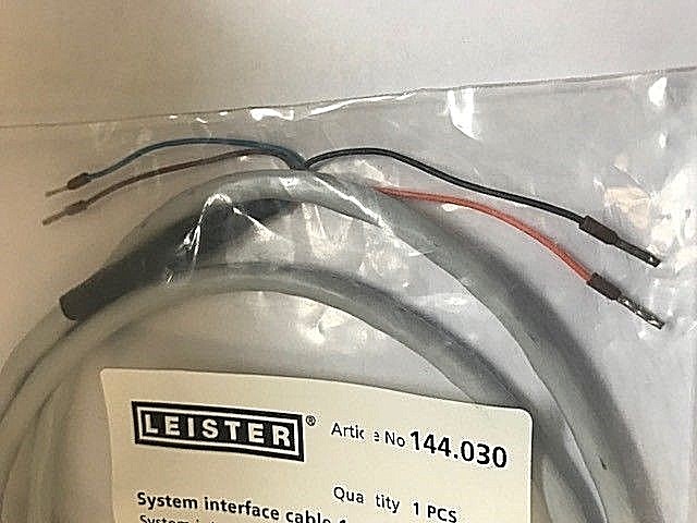 LEISTER 144.030 SYSTEM INTERFACE CABLE 3.2 FT ONE END SINGLE WIRES ONE END RJ45