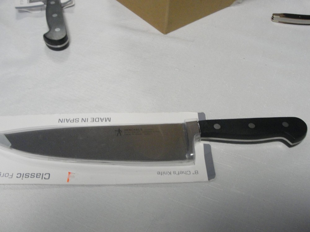 Henckel 8" Chefs knife 002