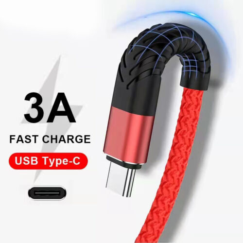 Braided USB C Type C Fast Charging Data Cable Cord for iPhone 15 Pro Max 15 lot