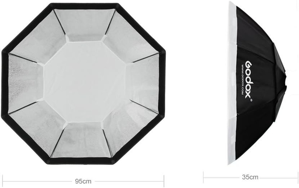 37"/ 95Cm Octagon Softbox, Bowens Mount Softbox Compatible Studio Strobe Lightin