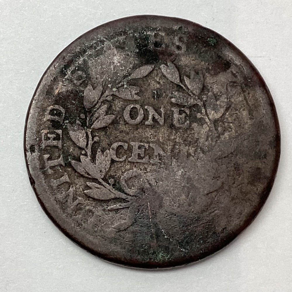1807/6 Draped Bust Large Cent - Pointed 1