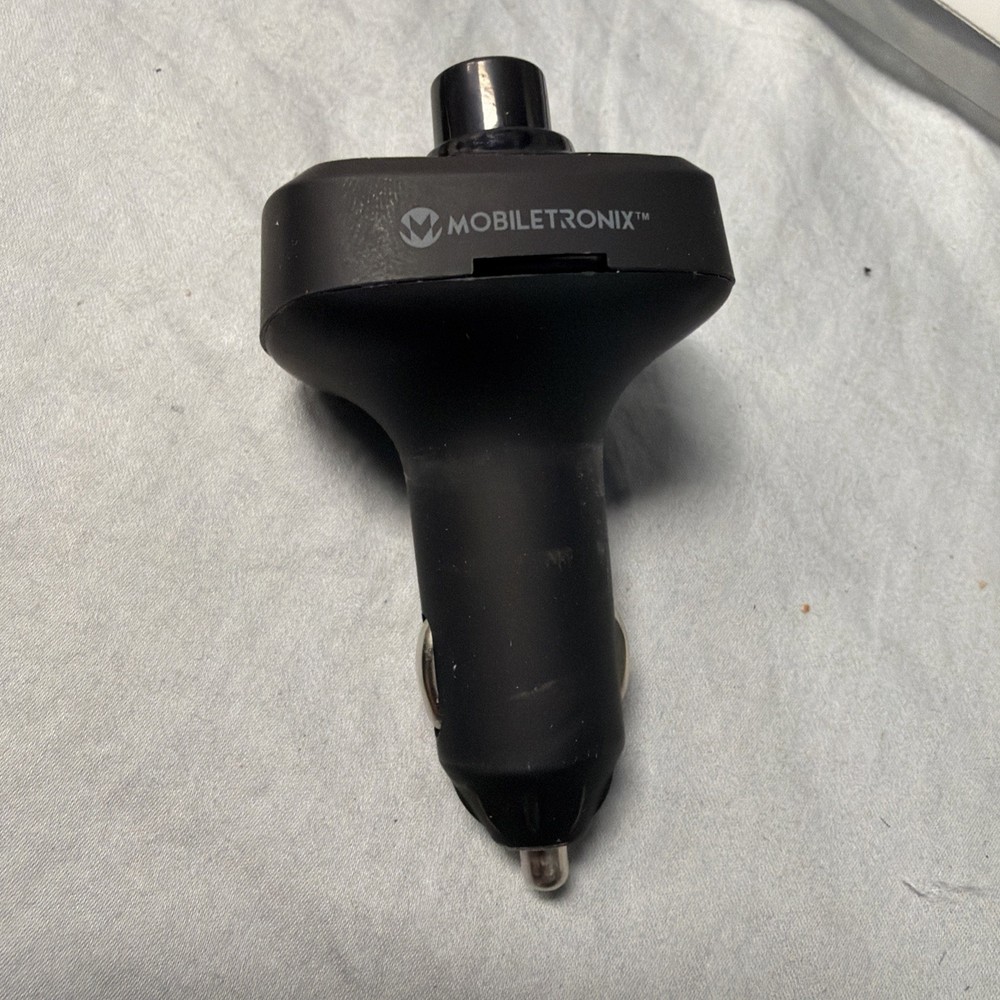 Mobiletronix Wireless FM Transmitter & Car Charger Bluetooth Open Box New