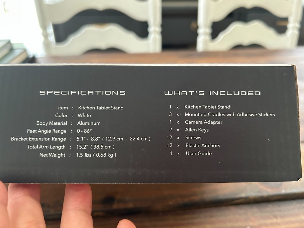 Abovetek kitchen tablet stand(brand new)