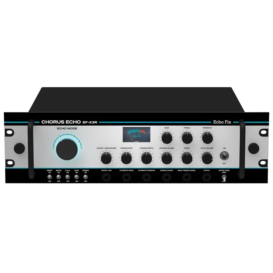 Echo Fix EF-X3R Tape Echo with BBD Analog Chorus & Spring Reverb - Silver