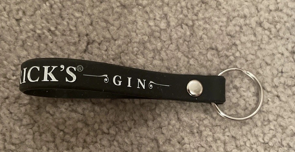 Hendrick’s Gin Black Wristlet Lanyard Key Chaim