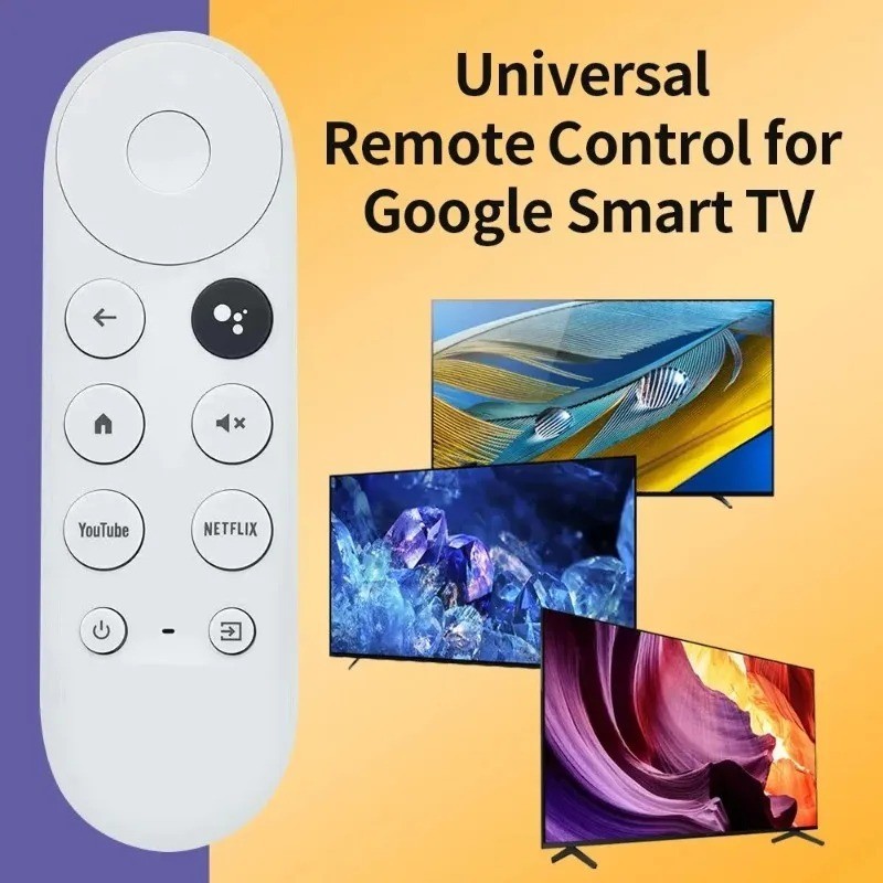 New Replacement For Chromecast With Google TV Voice Bluetooth IR Remote Control.
