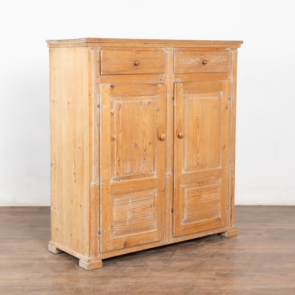 19th Century Swedish Pine Cabinet Sideboard
