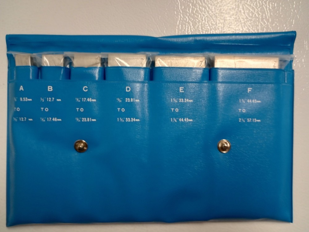 Adjustable Parallel Set 6 Piece 3/8"-2 1/4" Precision Measurement