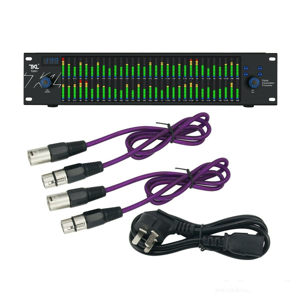 TKL T2531 Professional Graphic Equalizer Audio Processor Two 31-Band Spectrum