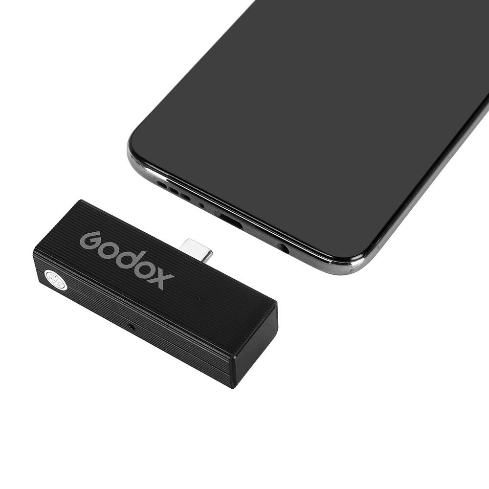 US Godox MoveLink Mini LT Kit2 Wireless Transmitter Receiver Microphone F iPhone