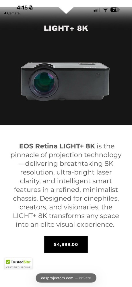 EOS RETINA LIGHT + 8K