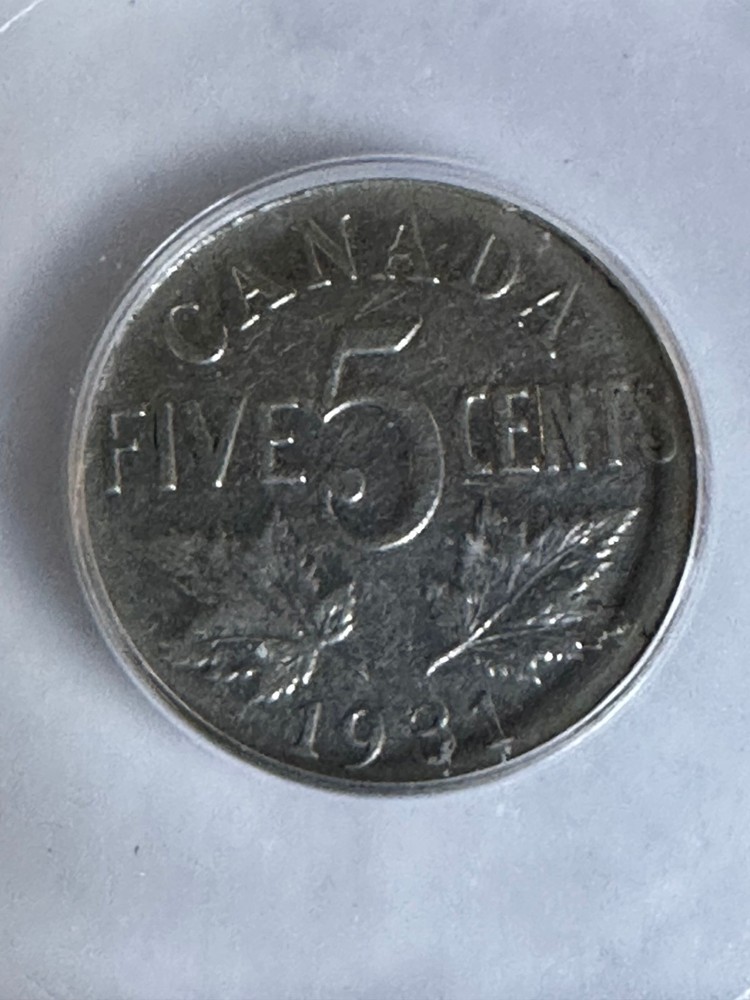 1931 5c Canada (George V), ICG EF45