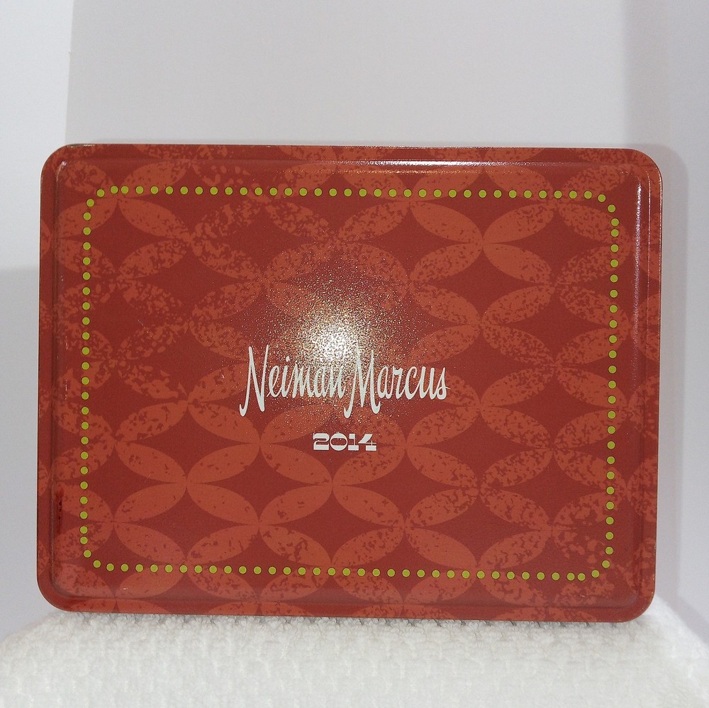 2014 Rare Neiman Marcus Cookie Tin. 8x6x4.5"