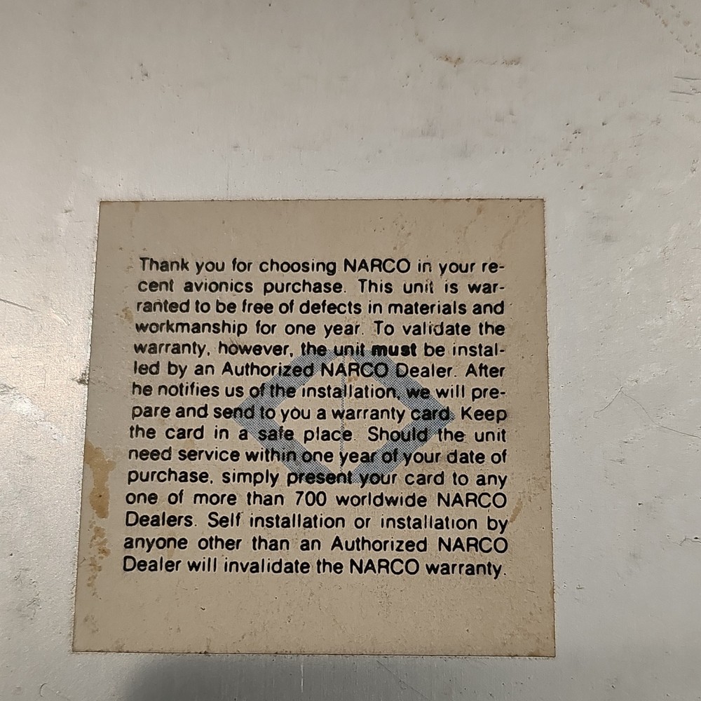 Narco Dme 190 Tso