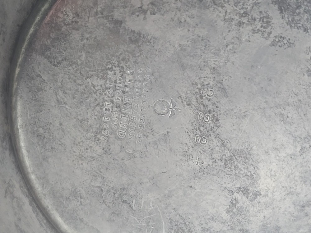 Antique 1879 Silver Plated Reed & Barton Coffee Ice Pitcher 14"