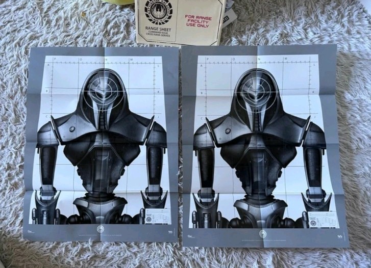 Battlestar Galactica Range Sheet Command Issue Cross Rank-Service