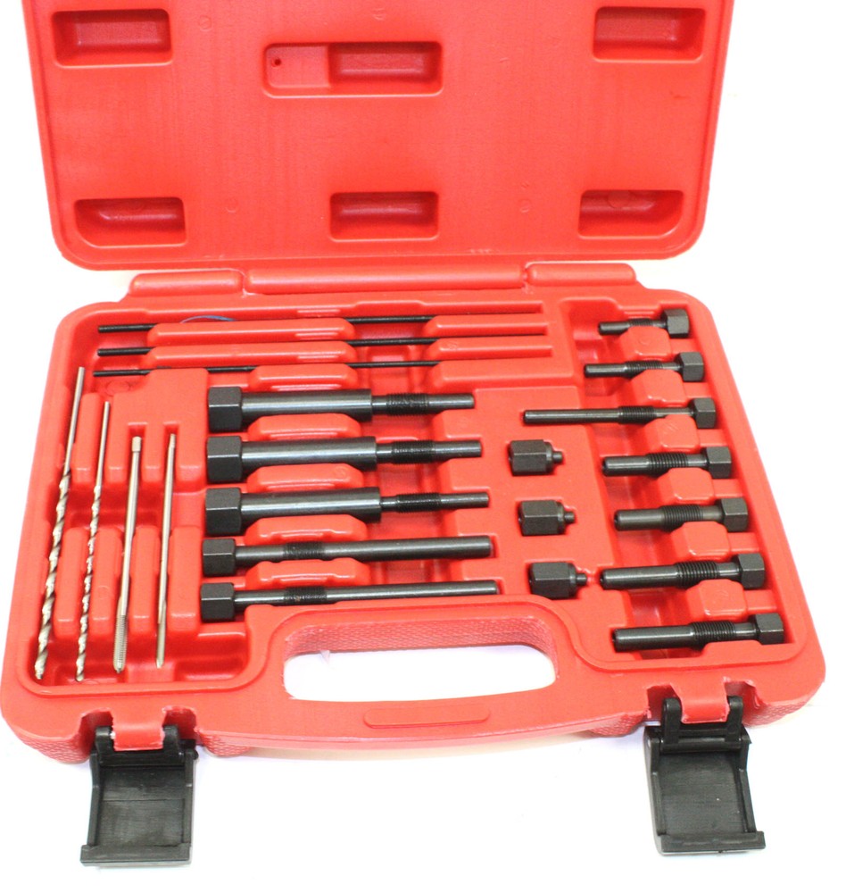 22pc Glow Plug Electrodes Removal Tool Set M8 & M10 Glow Plugs Threads