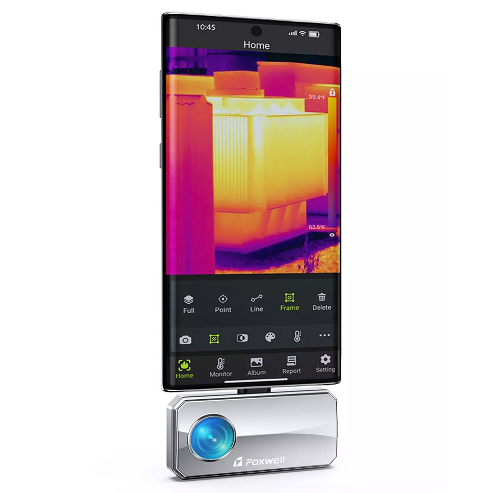 Foxwell RT100 Thermal Imaging Camera for Smartphones Type C Android Silvery NEW