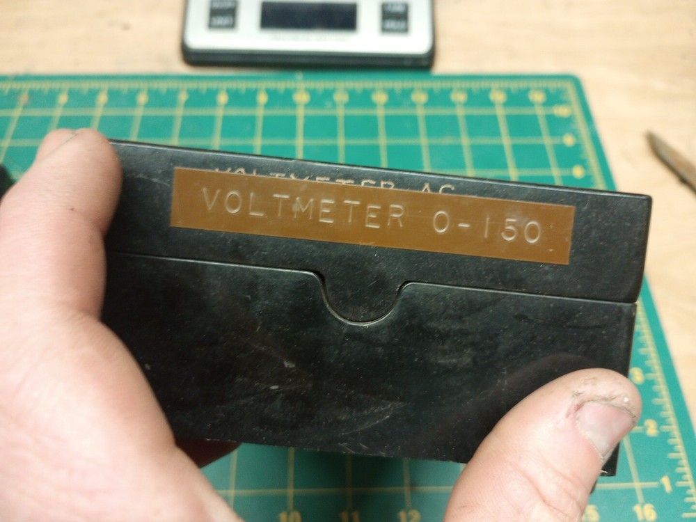 2 Vintage Ge Test Meters