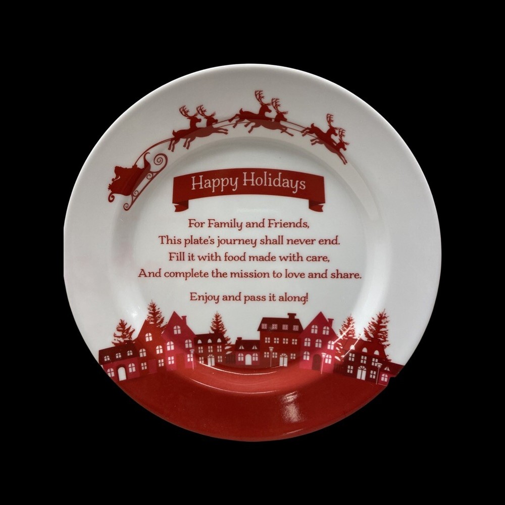 Christmas Plate-ship same Day