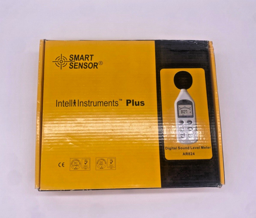 SMART SENSOR INTELL INSTRUMENTS PLUS DIGITAL SOUND LEVEL METER16SND002-AR824-232