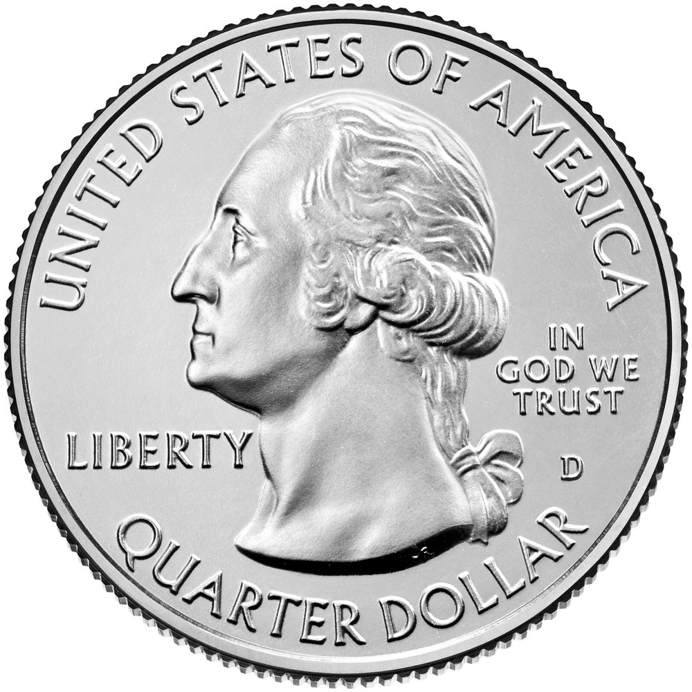 2000 D Virginia State Quarter. Uncirculated From US Mint roll.