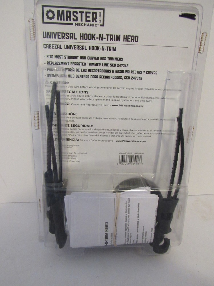 Master Mechanic Universal Hook-N-Trim Head String Trimmer Accessory for Gas