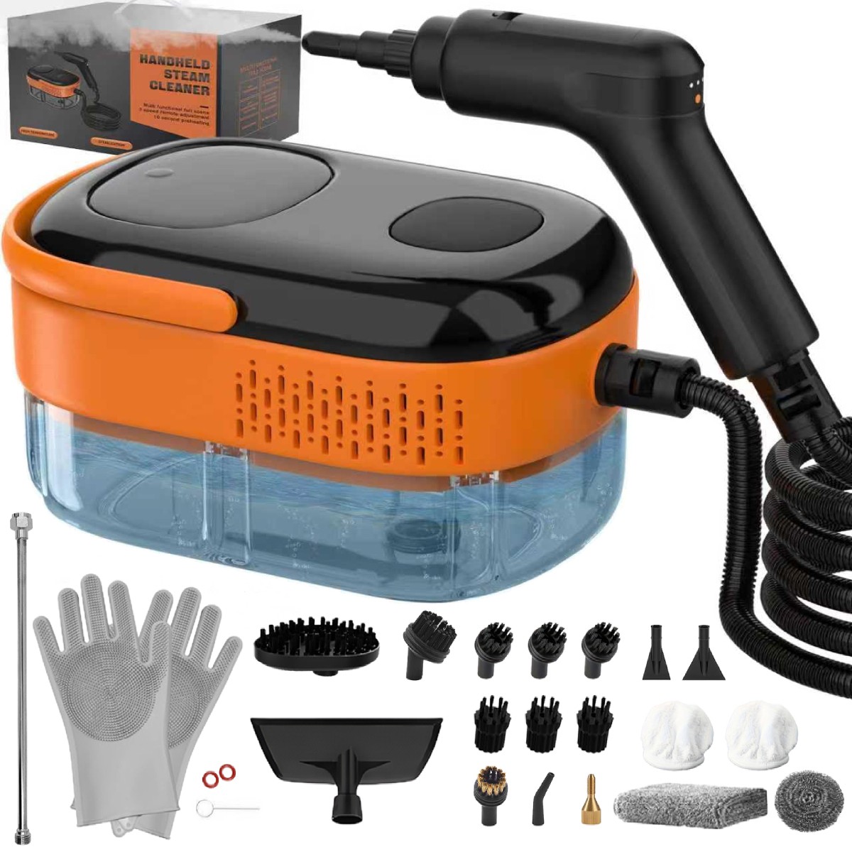 Handle Control Handheld Steam Cleaner High Temp Pressure Cleaning Machine 2500W