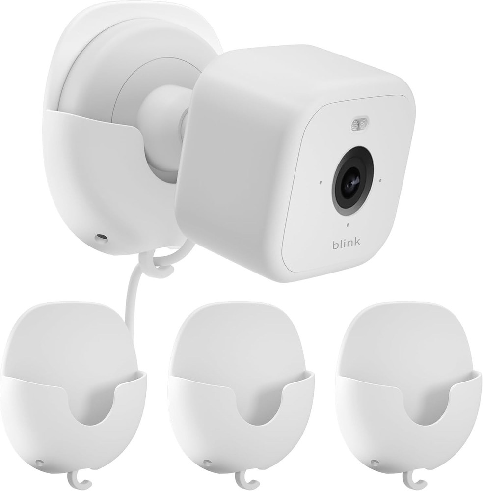Blink Camera Wall Mount 3-Pack: No Drill, Easy Install, Damage-Free Solution