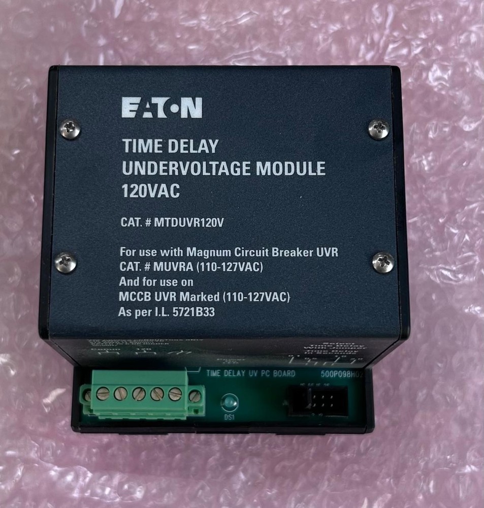 EATON MTDUVR120V TIME DELAY UNDERVOLTAGE MODULE NEW