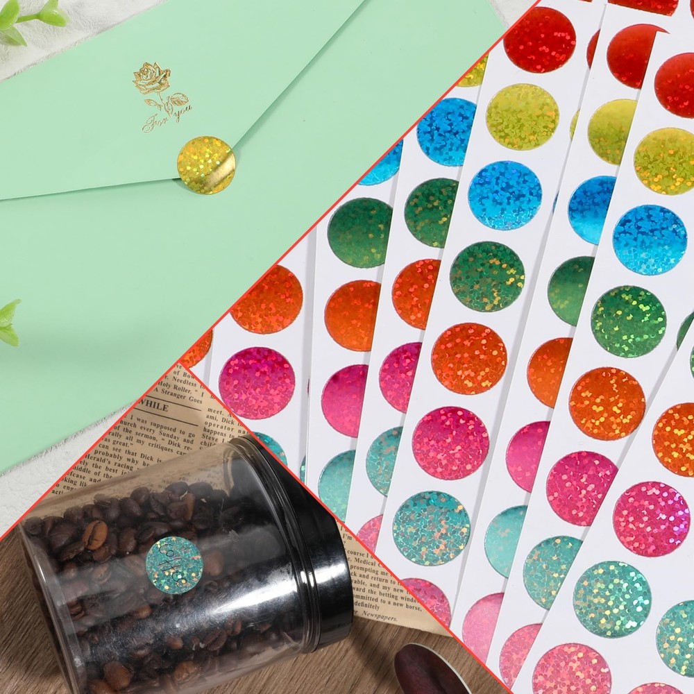 700 PCS Colored Dot Stickers 3/4" Round Color Coding Labels Stickers...