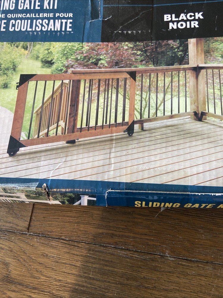 Pylex 11052 Sliding Gate Hardware Kit - Black {63}